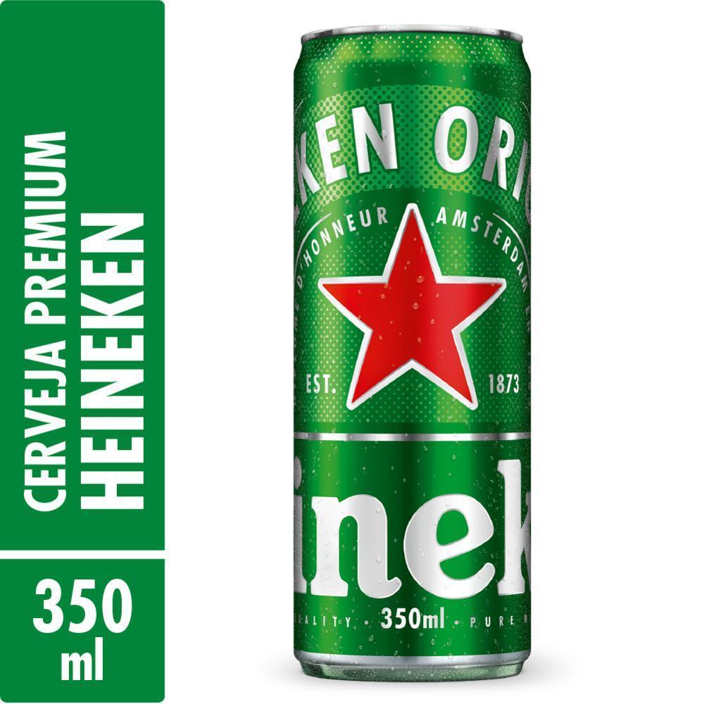 Cerveja Heineken Lata Sleek 350 ml